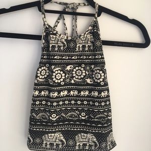 Urban outfitters halter crop top